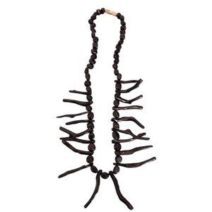 2 for1 Nice costume Turquoise necklace and Black coral look